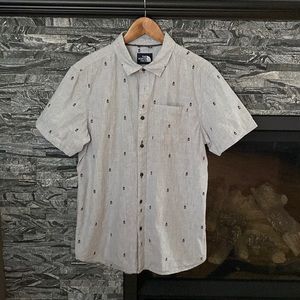 The North Face Campfire Short Sleeve Button Down Shirt, Light Grey